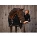 Equilyx Sweat Ceiling Horse Blanket | Perfect Fit Fleece | Moisture Absorbing Breathable Warming Transport Blanket (Black 145) - Buy Online on GoSupps.com