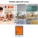 Huaosn Electronic LCD Wall Thermometer & Hygrometer | Digital Temperature & Humidity Meter for Home & Industry - Buy Internationally - Buy Online on GoSupps.com