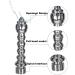 7 Holes Shower Enema Douche Attachments - Aluminium Water Nozzle Cleaning Kit with Velvet Carry Bag | International Shipping Available - Buy Online on GoSupps.com