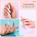 INPING Gel Nail Polish Set - 10 Colors Nude Gray White Skin Natural Dust Purple Glitter Pink Soak Off UV Varnish - Ideal for DIY Nail Art, Manicure Salon - 8ml (Light Nude) - Buy Online on GoSupps.com