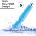 Handheld Cordless Waterproof Wand Massager | USB Rechargeable | 20 Vibration Patterns | 8 Speed | Full Body Massage | Light Blue - Buy Online on GoSupps.com