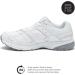 Avia Avi-Verge Women's Sneakers - Court Walking Cross Training Tennis Pickleball Shoes - Size 8 Bright White/Pink/Silver/Grey - Buy Online on GoSupps.com