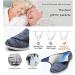 Diabetic Shoes for Elderly - Adjustable Wide Comfort Shoes for Swollen Feet Non-Slip Outdoor Walking Shoes in Dark Blue - Buy Online on GoSupps.com