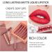 6PCS Matte Liquid Lipstick Makeup Set - Long-Lasting, Waterproof, Non-Stick Cup Lip Gloss - Perfect Gift for Women and Girls - Buy Online on GoSupps.com