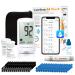 CareSens N Plus Bluetooth Blood Glucose Monitor Kit with 100 Blood Sugar Test Strips, 100 Lancets, 1 Blood Glucose Meter, 1 Lancing Device, Travel Case for Diabetes Testing Kit (Auto-Coding Glucometer kit with 1 Control So
