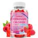 XIAAN Potassium Gummies for Women & Men High Dose 2000mg Potassium Chloride Supplement Gummies for Leg Cramps & Electrolyte Balance Vegan/Sugar-Free/Gluten Free Raspberry Flavor 60 Count