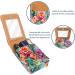 Travel Lipstick Organizer Case | Portable Makeup Bag with Mirror | Watercolor Cactus Blossom - Shop Now - Buy Online on GoSupps.com