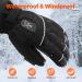 SNOW DEER Electric Heated Gloves for Men And Women Waterproof And Windproof Ski Gloves with Rechargeable Battery Touchscreen Three Heat Settings for Cold Weather Snowboarding Shovel Snow - Small - Buy Online on GoSupps.com