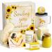Pikile gifts for women sunflower gifts for sunshine wonderful Christmas gifts care sets for women unique gift sets for mom girlfriend wife grandma yellow