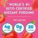 Natural Simply Delish Instant Strawberry Pudding - 1.7 oz | Healthy Dessert - Buy Online on GoSupps.com