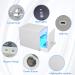 ANGNYA Nail Drill Bit Holder - Dust Proof Storage Box with UV Light | 48 Slots Organizer for Nail Drill Bits - White - Buy Online on GoSupps.com