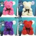 NC 25/40 Cm Rose Bear Heart-Shaped Artificial Flower Rose Teddy Bear Lady Valentine's Day Wedding Birthday Deeppink 25CM - Buy Online on GoSupps.com