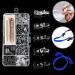36 pieces of glasses repair set air chamber nose pads silicone non-slip glasses nasal pads glasses pads silicone nasal pads anti-slip-nose pads screw glasses nasal pads for glasses