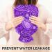 Buy Naanle Hot Water Bottle - 1L Transparent Purple Paisley Flowers for Pain Relief & Warm Therapy | Ideal for Back Hands & Feet - Buy Online on GoSupps.com