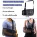 Breathable Mesh Arm Sling for Shower | Adjustable Support for Torn Rotator Cuff Shoulder Elbow Wrist - Unisex (Black - Buy Online on GoSupps.com
