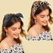 BEGOOD PU and Leopard Print Wide Headbands - Fashionable Hair Accessories for Women | 2Pcs Set - Buy Online on GoSupps.com