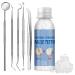 Tooth Filling Kit Temporary Tooth Filling Kits with 5 Tooth Tools Moldable Fake Teeth Beads for Temporary Restoration of Missing & Broken Teeth Replacement Dentures (30ml) 6