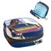 Anna Cowper Horse Pattern Sanitary Napkin Storage Bag Feminine Menstrual Cup Pouches Nursing Pad Holder Tampon Bags Portable Period Bag for Women Teen Girls 1Pcs Multi-colored 18