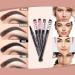 LULAA P-Beauty Waterproof Long Lasting Eyebrow Pencil 4 Colors 4 Tips - Buy Online on GoSupps.com
