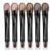Neutral Eyeshadow Stick Makeup Set Metallic Shimmer Matte Cream Eye Shadow Eyeliner Brightener Pencil Crayon - Classic 6PCS A016 1 Count (Pack of 6) BROWN-CANYON