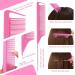 8PCS Parting Comb Braiding Set for Women - Hair Tools for Styling Topsy Tail, Loop, and Pull Through Styles in Pink and Purple - Buy Online on GoSupps.com