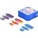 Waterproof Welly Bandages - Colorful Adhesive Fabric for Cuts & Scrapes | 39 Count Jellyfish Patterns First Aid Tin - Buy Online on GoSupps.com