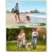 Premium Jogging Lines for Dogs - Dual Handle Leash with Belly Belt & Reflective Seams | Perfect for Medium & Large Breeds - Buy Online on GoSupps.com