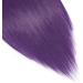SILK-CO 26 Black-Purple 8PCS Clip in Hair Extensions - 100% Synthetic Straight Hair Piece - 26 Inch Full Head Extension - Buy Online on GoSupps.com