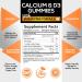 Nature's Chewable Calcium Gummies with Vitamin D3 - 120 Count Pack - Supports Bone Strength and Immune System - Non-GMO Orange Flavor - Buy Online on GoSupps.com