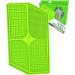 Mighty Paw Dog Lick Pad | BPA-Free Food Grade Silicone Mat for Fun, Anxiety, & Boredom Relief. Strong Suction Cups for Easy Grooming and Slow Feeding. Supports Dental Health. Dishwasher Safe Green