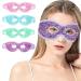 Cooling eye mask gel cooling mask eyes reusable cooling eye mask cooling goggles eyes cool pads for migraines hot cold therapy dry swollen eyes (D)