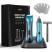 VINATO Electric Trimmer Tool Set - All-in-One Grooming Kit for Men | Body Nose & Beard Trimmer | Perfect Anniversary & Birthday Gifts for Him - Husband Boyfriend Dad - Blue - Buy Online on GoSupps.com