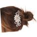 FRCOLOR Hairpins Hair Accessories Crystal Hair Charms Hair Accessory for Women Hair Jewels for Women Hair Gems for Women Wedding Hair Ornaments Hair Clip Over Flower Pearl Comb Bride - Buy Online on GoSupps.com