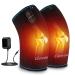 Knee Massager with Heat & Vibration Heated Knee Brace for Knee Pain Relief Heating Pad for Knee Joint Pain Leg Massager 3 Vibration Modes 3 Heat Levels AC Adapter Provide More Heat(No Battery)