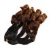 8-Piece French Curl Loose Wavy Braiding Hair for Black Women - Crochet Braids Extensions (1B/33/30) - Buy Online on GoSupps.com