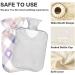 Naanle Hot Water Bottle | Valentine's Day Tartan Plaid | 1L Pain Relief for Back Hands & Feet | Warm & Cold Therapy - Buy Online on GoSupps.com