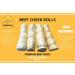 Beef Cheek Rolls Dog CHEW Treat - *(Original 6 Pack 6 INCH)* - Original/Peanut Butter Flavors - Single Ingredient - Rawhide Free - Super Thick - All Natural - Long Lasting Beef Cheek Rolls ORIGINAL 6 INCH 6 PACK - Buy Online on GoSupps.com