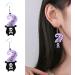 Feylie Halloween Earrings - Trendy Skull Jewelry for Women & Girls | Unique Acrylic Ear Fans & Perfect Gift - Buy Online on GoSupps.com