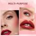  Lightweight Velvet Makeup - Waterproof Velvet Cheek Tint for Cheeks Eyes Lips Long-Lfor Girls Uaxiu 02# - Buy Online on GoSupps.com