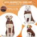 Microfiber Dog Bathrobe Towel - Extra Absorbent Rapid Drying for Large & Small Dogs | Adjustable Straps - Brown (Medium) - Buy Online on GoSupps.com