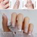 240PCS Short Fake Nails - Half-Matted Manicure Tips 12 Sizes for Beginners & Salons | Square Artificial Nail Set - Buy Online on GoSupps.com