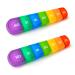 Tablet box 7 days 2 tablets pills 7 days 7 divisible compartments handy and moisture-resistant medication box for your hand or pocket to store medication rainbow & rainbow