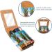 Travel Lipstick Organizer Case - Portable Makeup Bag with Mirror | Fun Pineapple Design for Beach Lovers - Buy Online on GoSupps.com
