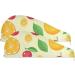 Cherry Lemon Orange Fruit Hair Towel 2 Pack | Super Absorbent Quick Dry Hair Turbans for Women & Girls - Buy Online on GoSupps.com
