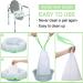 150 Pack Commode Liners with Absorbent Pads Universal Fit Bedside Commode Liner Portable Toilet Waste Bags Disposable Potty Refill Bag for Toilet Chair Bucket Bedpan Adult Senior Disabled Camp Travel - Buy Online on GoSupps.com