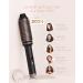 1.5 Inch Volumizing Ceramic Tourmaline Ionic Curling Iron - Dual Voltage 10 Temp Settings LCD Display | Perfect for Travel - Buy Online on GoSupps.com