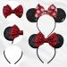 2 pieces Mouse Ears Mouse Ears Headband Black and white and black and white polka dot colourways Suitable for carnivals parties and other events Suitable for adults and children - Buy Online on GoSupps.com