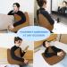 Zimucxn Ergonomic Rotator Cuff Shoulder Surgery Pillow | Adjustable Support for Shoulder Pain Relief | Firm & Removable | Brown - Buy Online on GoSupps.com