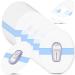 48 Pieces Shower Waterproof Patch Transparent Waterproof Adhesive Patches for G6 Overpatch Transparent Stickers Long Lasting Sweatproof Continuous Glucose Monitor Protection (Blue)