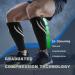 Keskale 2 Pairs Calf Compression Sleeves (20-30 mmHg) for Men & Women - Running, Varicose Veins & Shin Splint Relief - Black/Gray, L/XL 2 Pairs - Buy Online on GoSupps.com